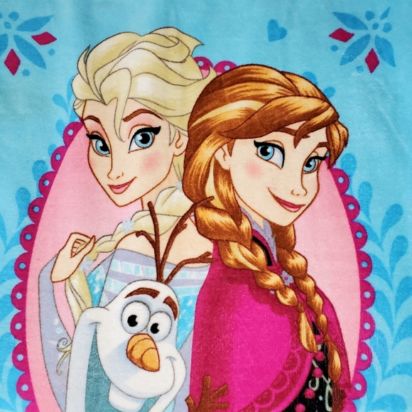 ❗gone❗Frozen Blanket Original Fleece Blanket Elsa, Anna, Olaf